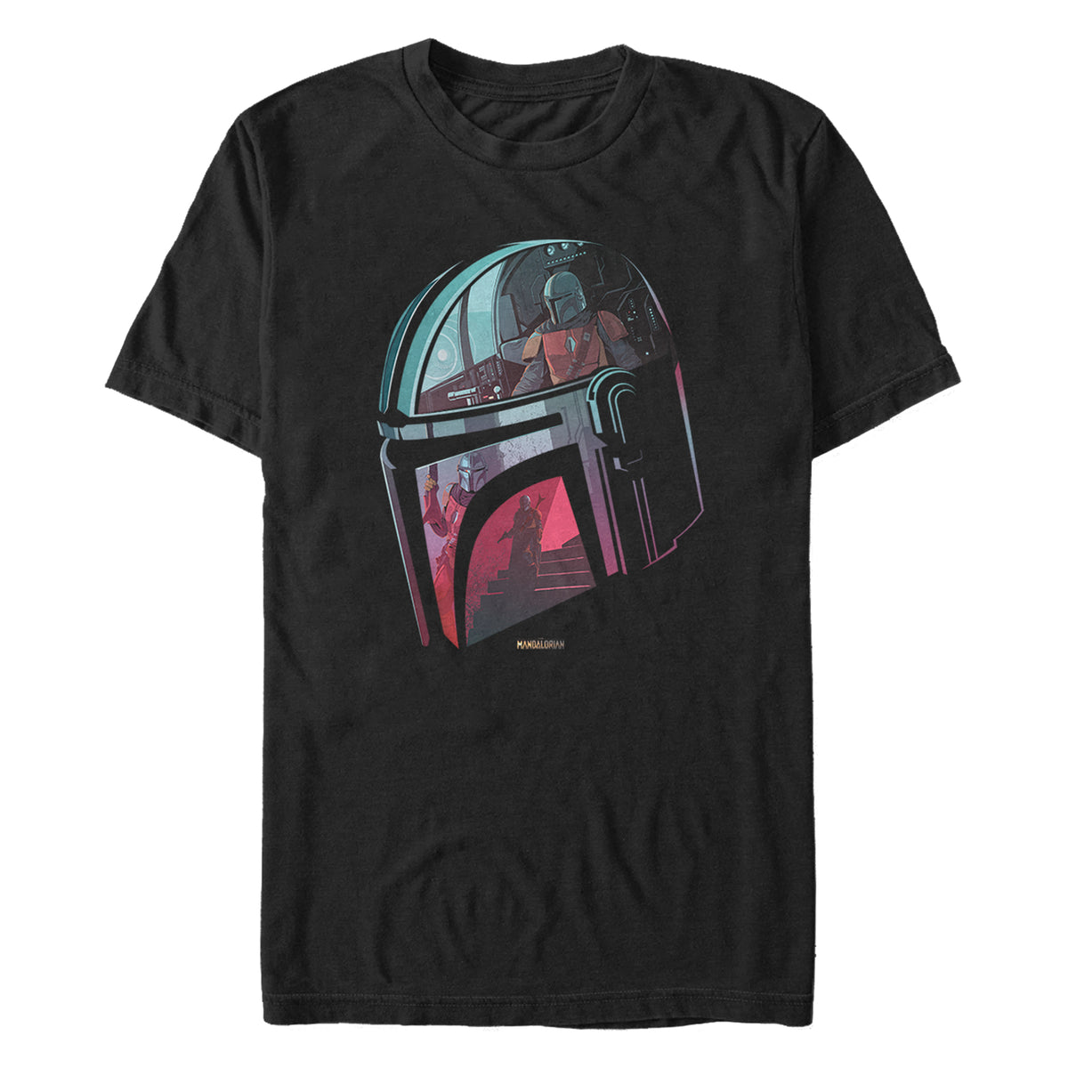Men's Star Wars Helmet Explanation T-Shirt