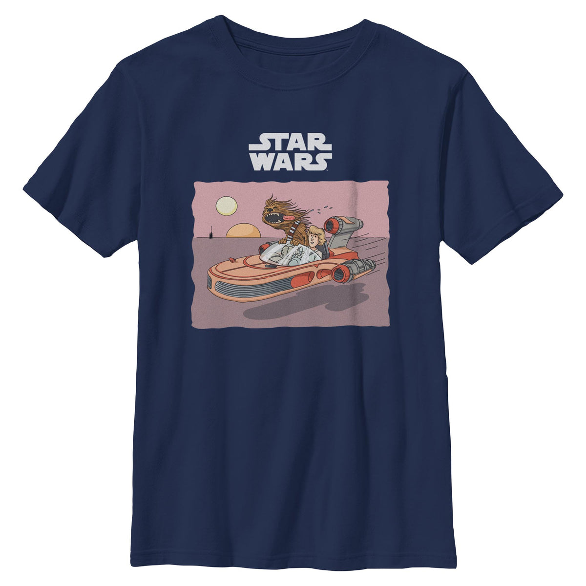 Boy's Star Wars Friends Traveling T-Shirt