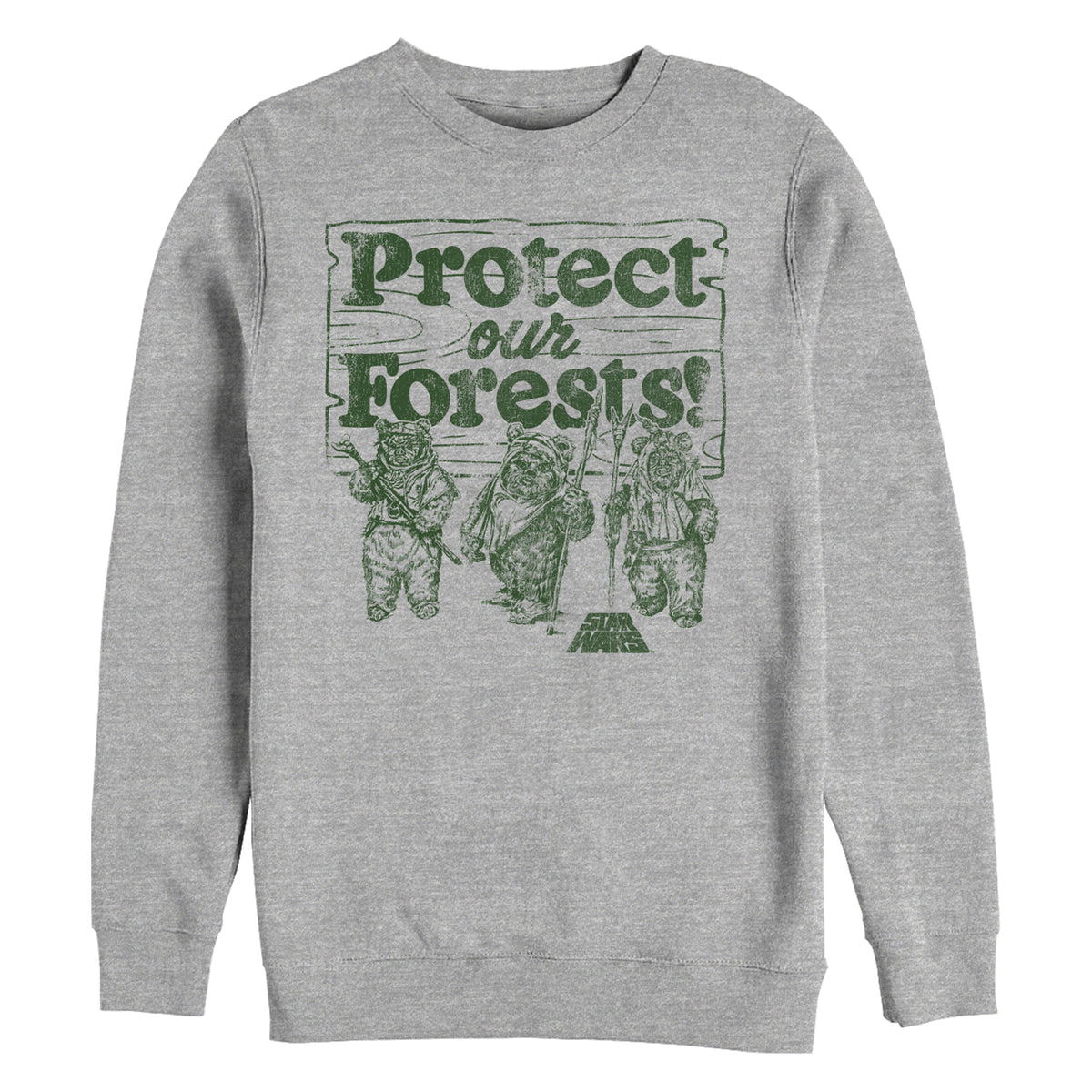 Men's Star Wars Protect Our Forest Sweatshirt